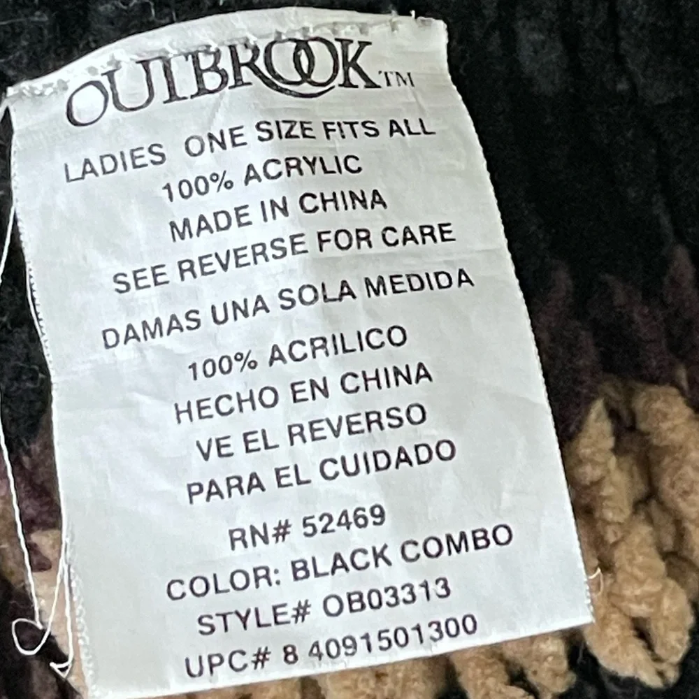 *Outbreak Women's Winter Fringe Hem Striped Scarf
